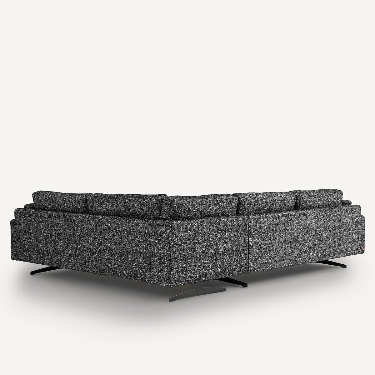 Sofá seccional Negro - LYANNA