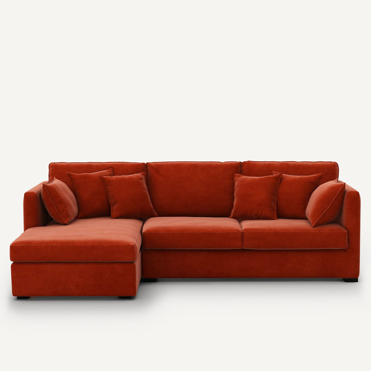 Sofá seccional Rojo cinabrio - LANCEL