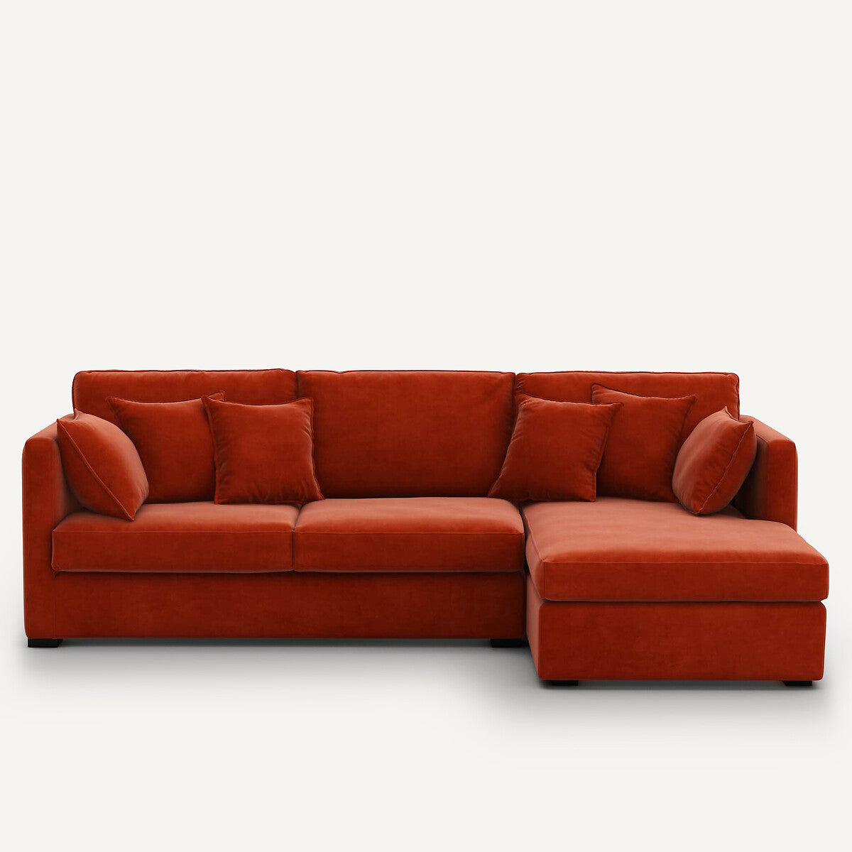 Sofá seccional Rojo cinabrio - LANCEL