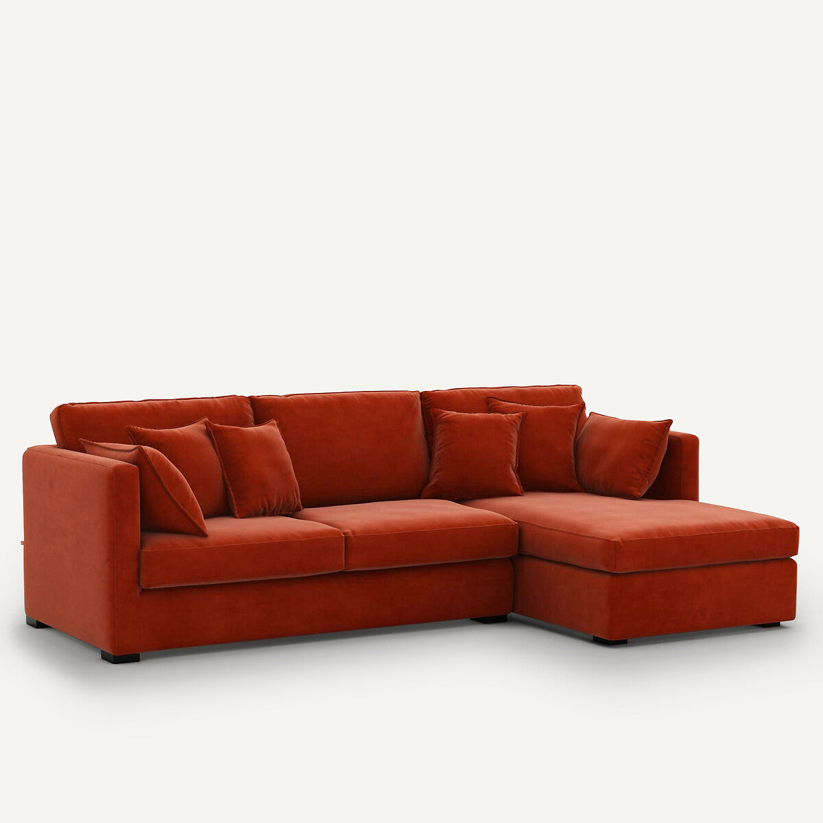 Sofá seccional Rojo cinabrio - LANCEL