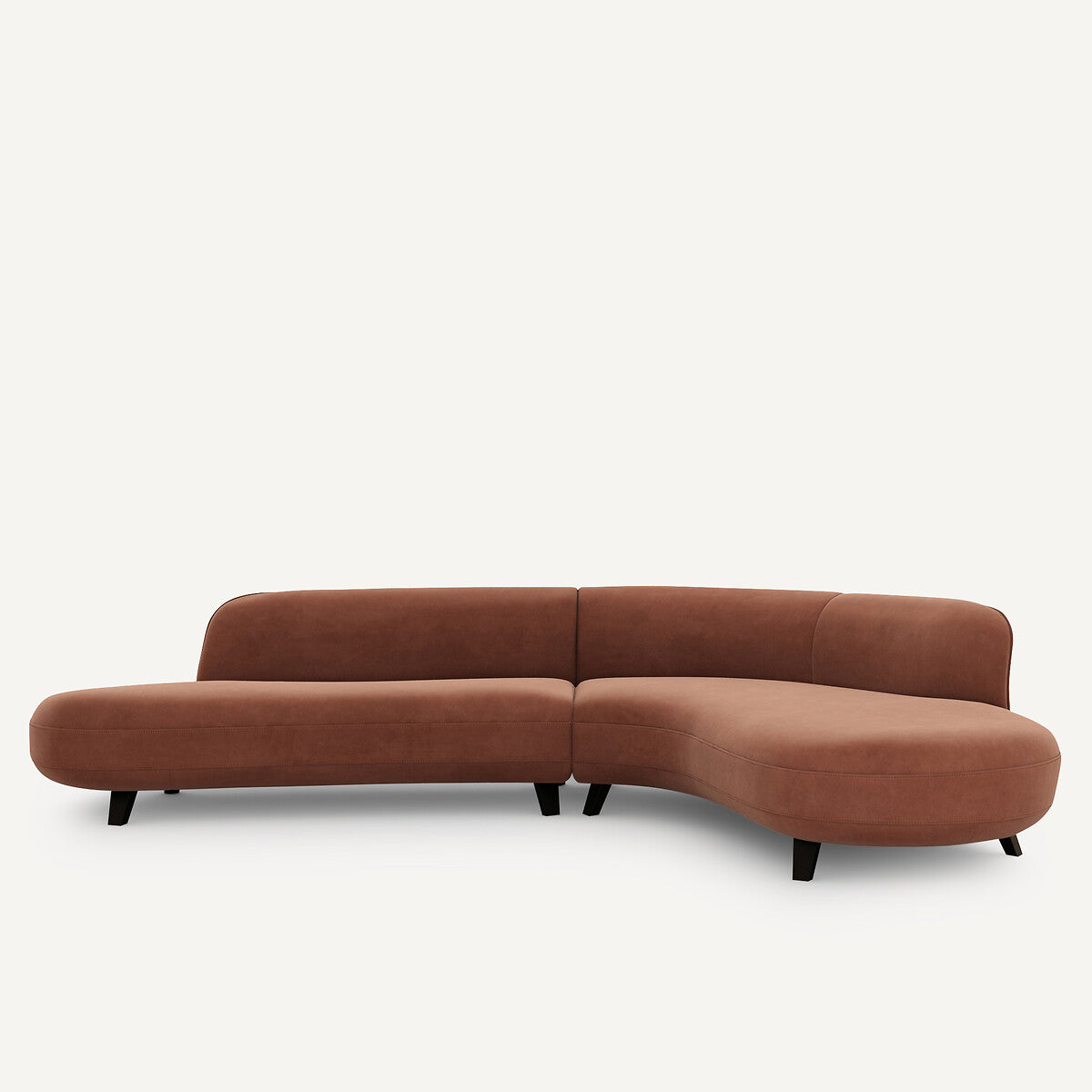 Sofá seccional Terracota - BEESBURY