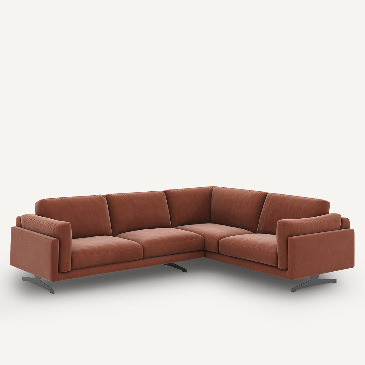 Sofá seccional Terracota - LYANNA