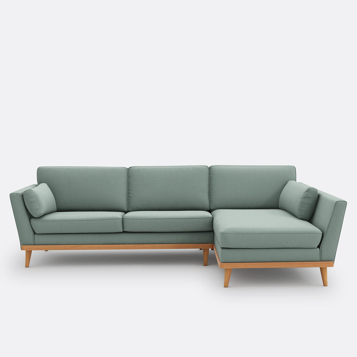 Sofá seccional Verde Grisáceo - TORMUND