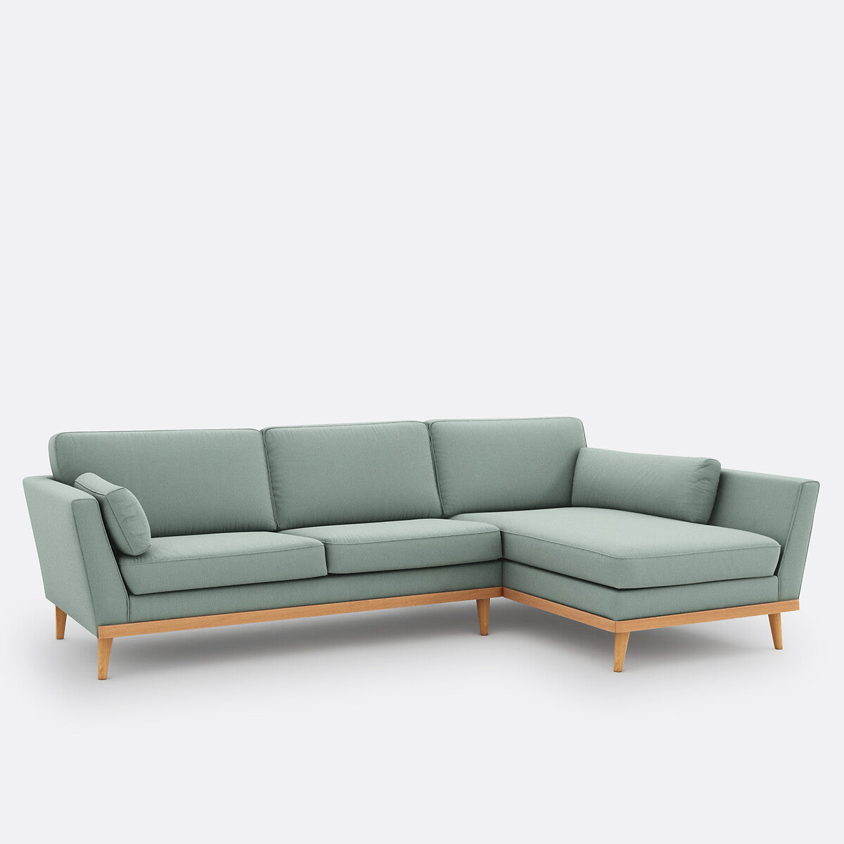 Sofá seccional Verde Grisáceo - TORMUND