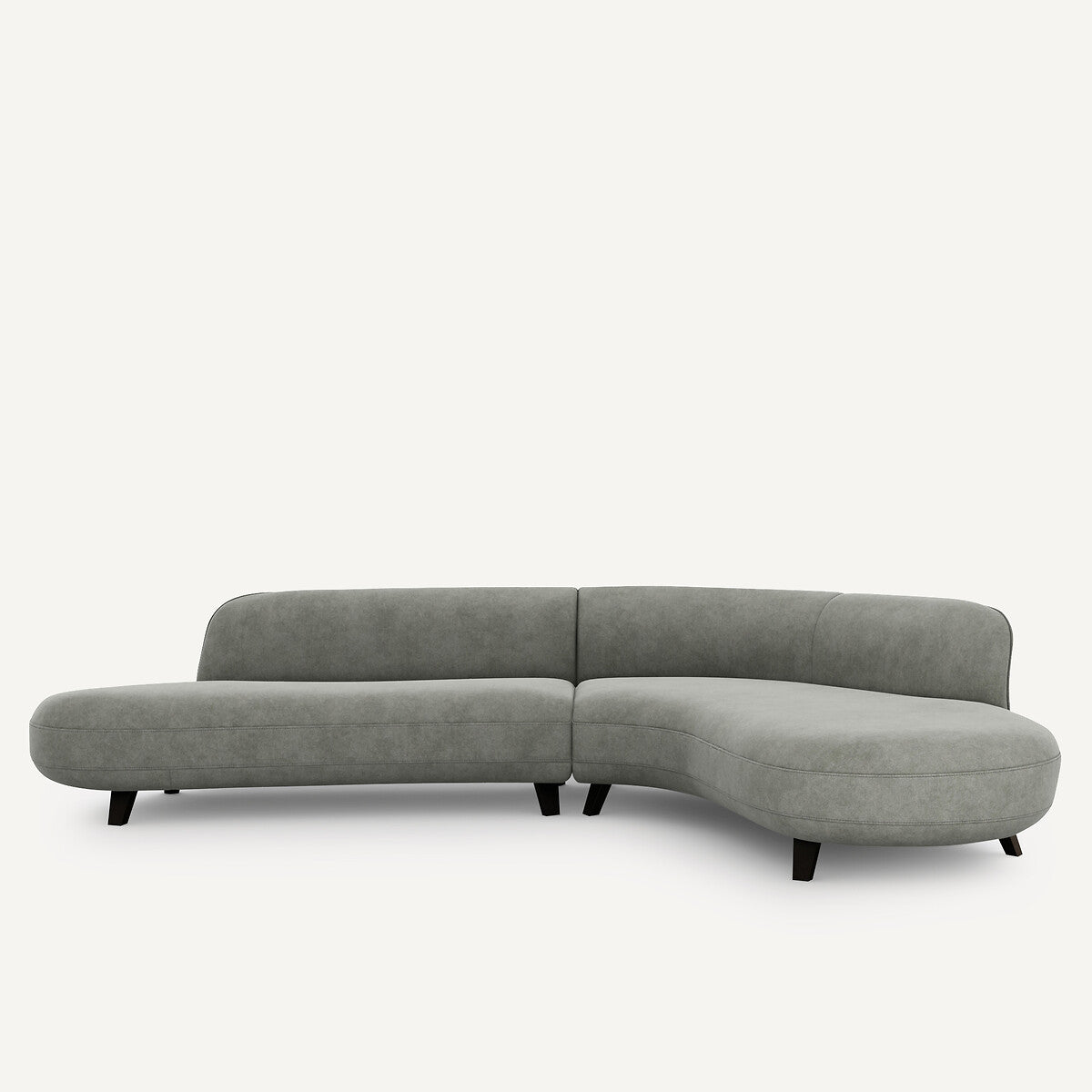 Sofá seccional Verde abeto - BEESBURY