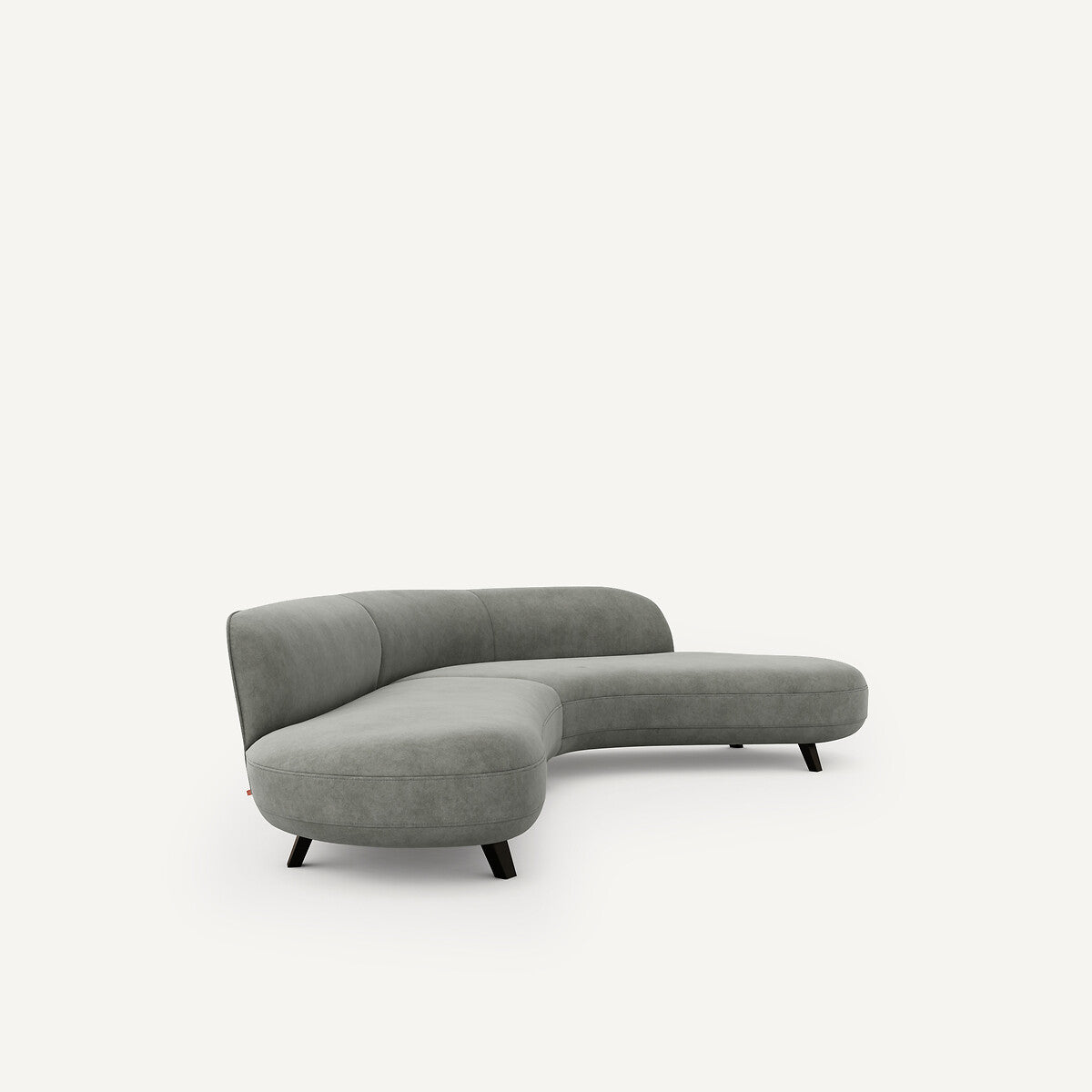 Sofá seccional Verde abeto - BEESBURY