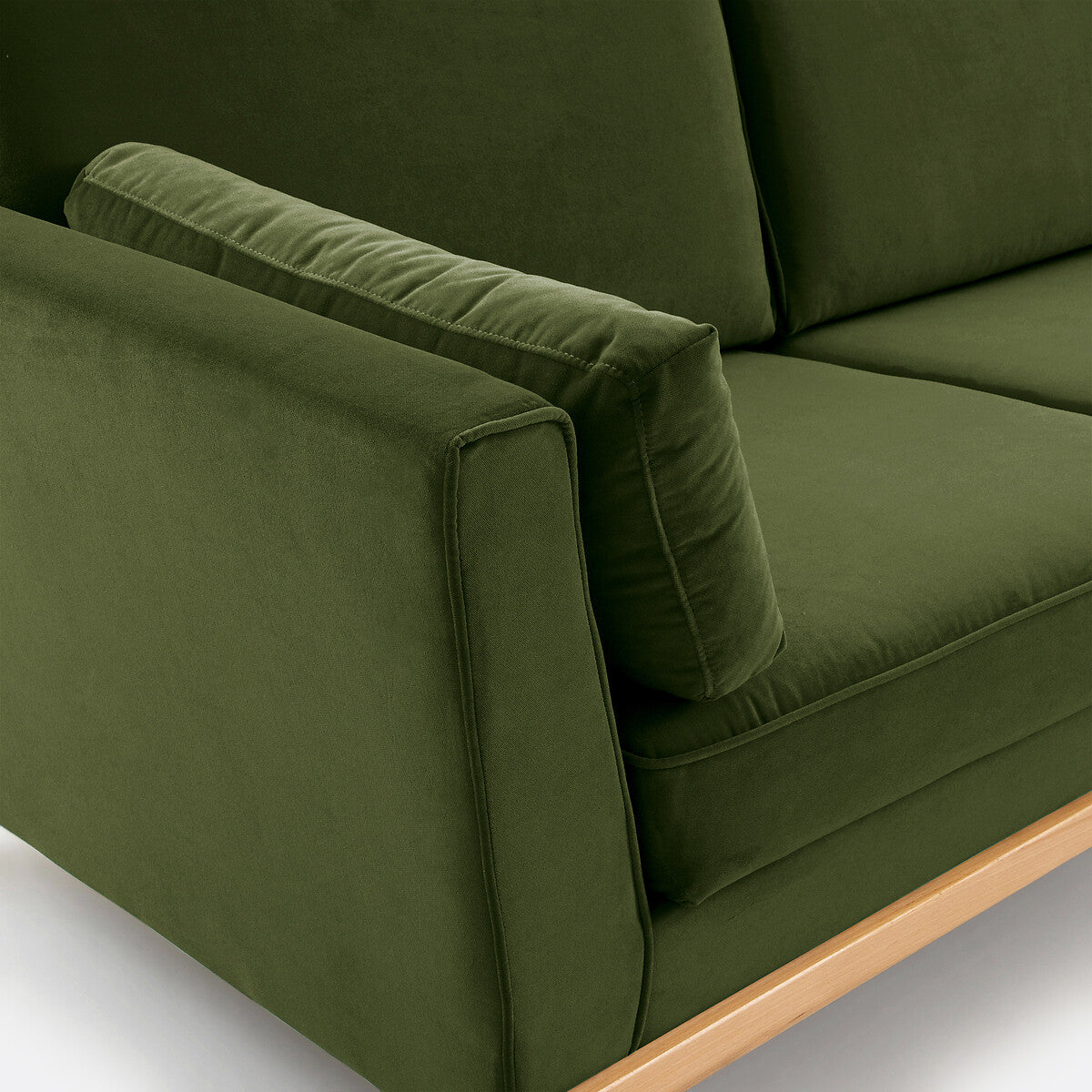 Sofá seccional Verde aceituna - TORMUND