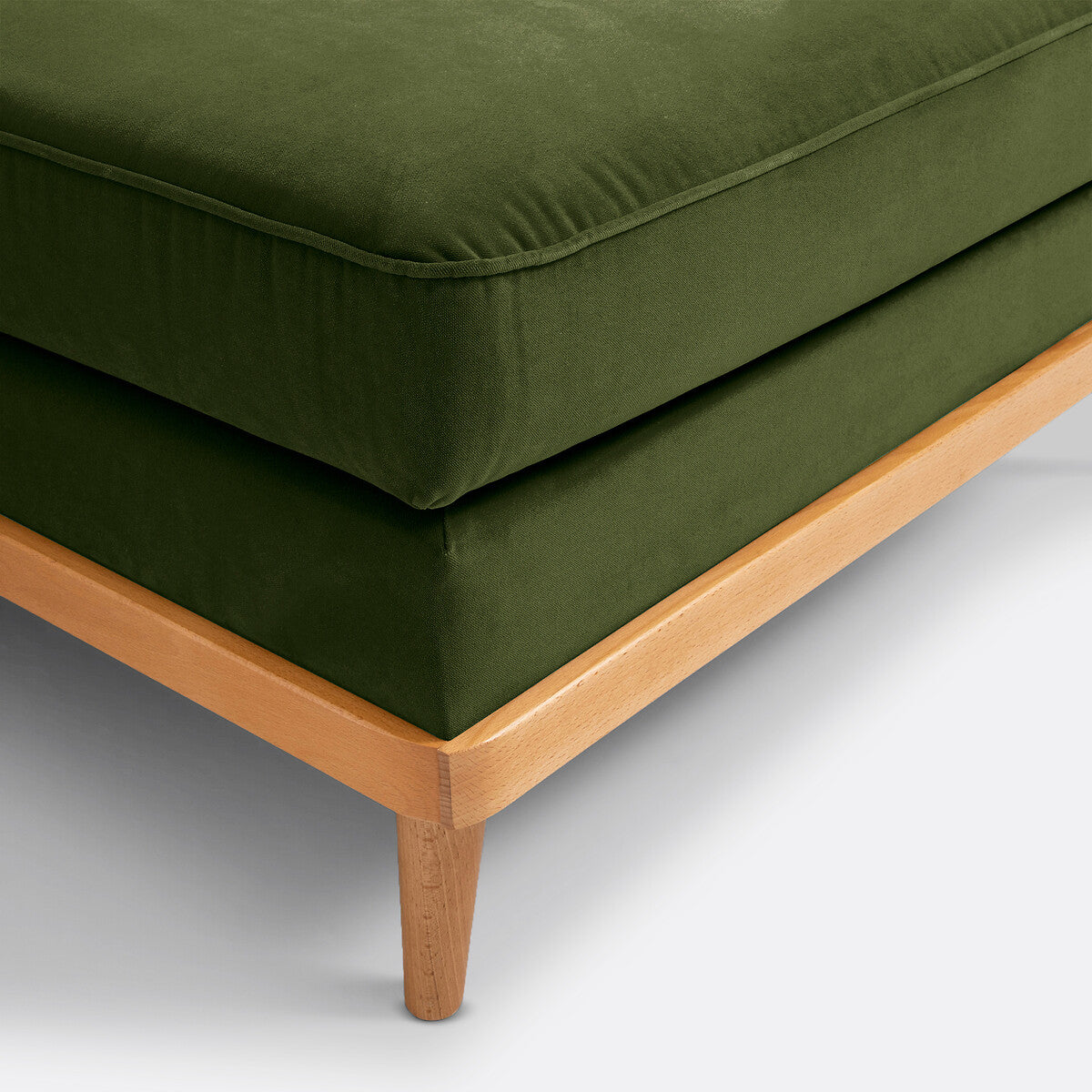 Sofá seccional Verde aceituna - TORMUND