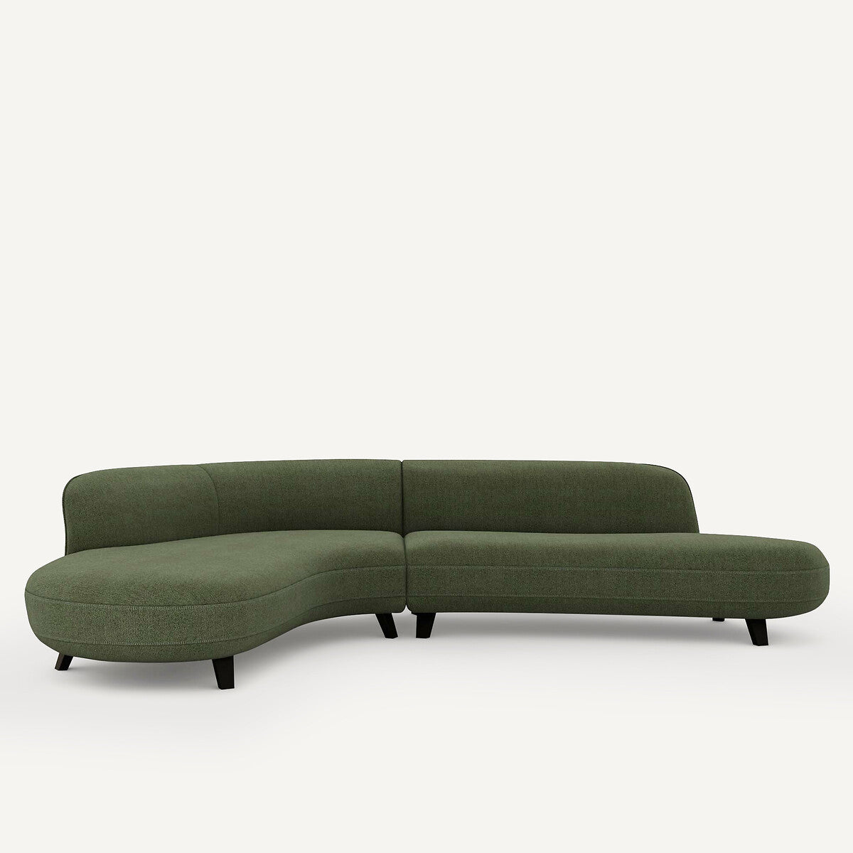 Sofá seccional Verde bosque - BEESBURY