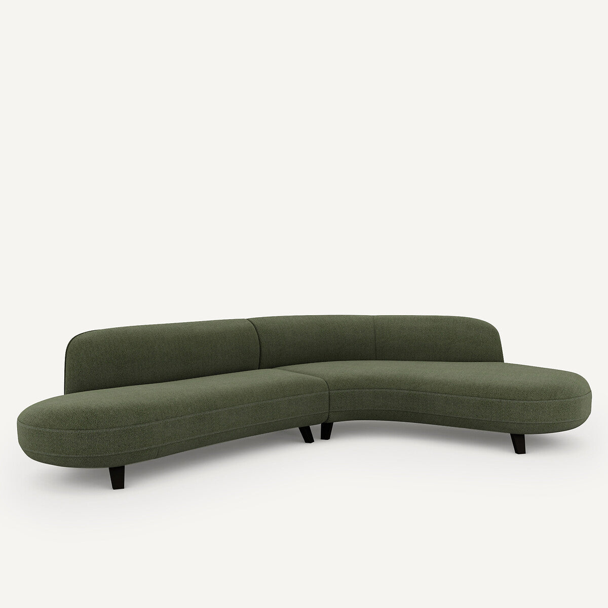 Sofá seccional Verde bosque - BEESBURY