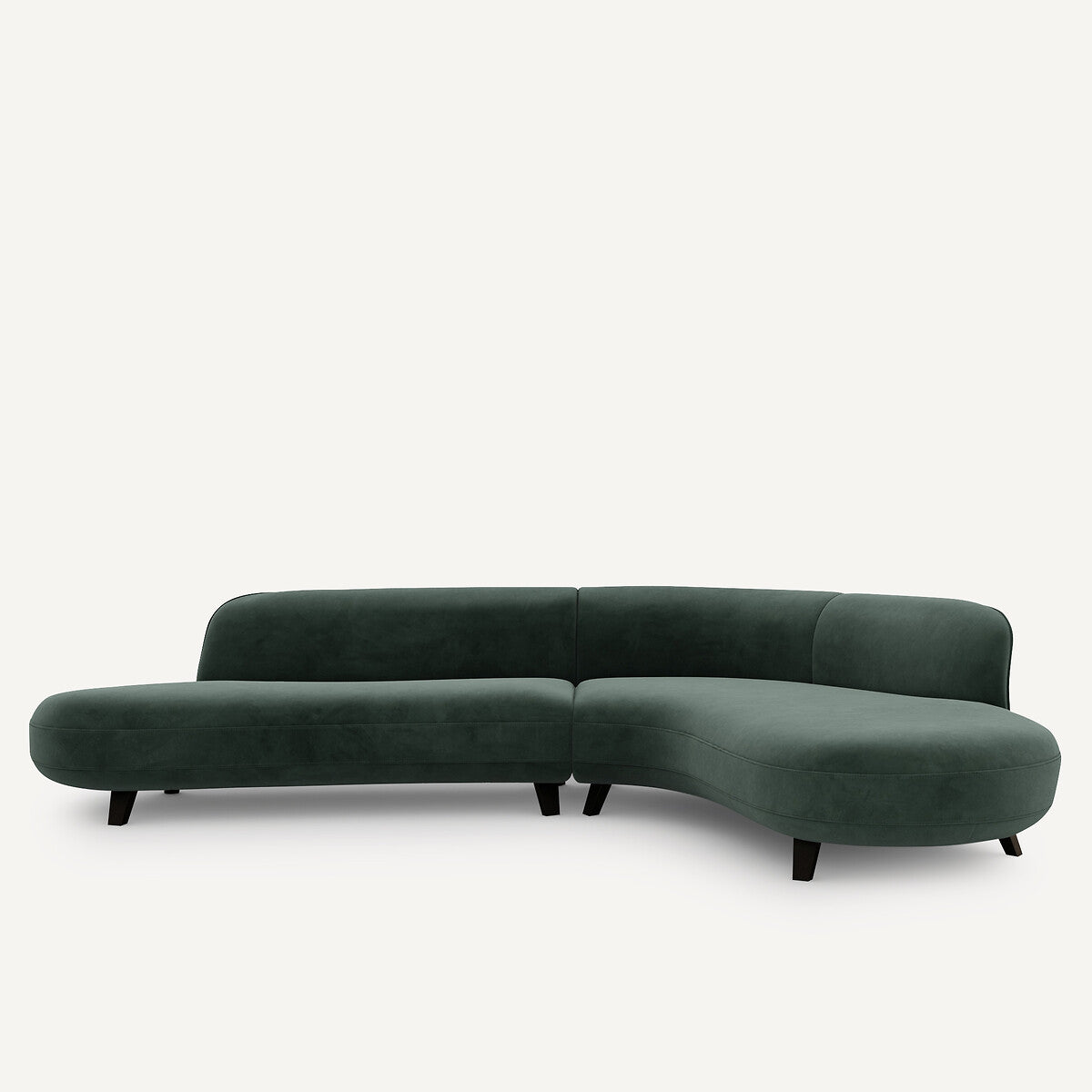 Sofá seccional Verde bosque - BEESBURY