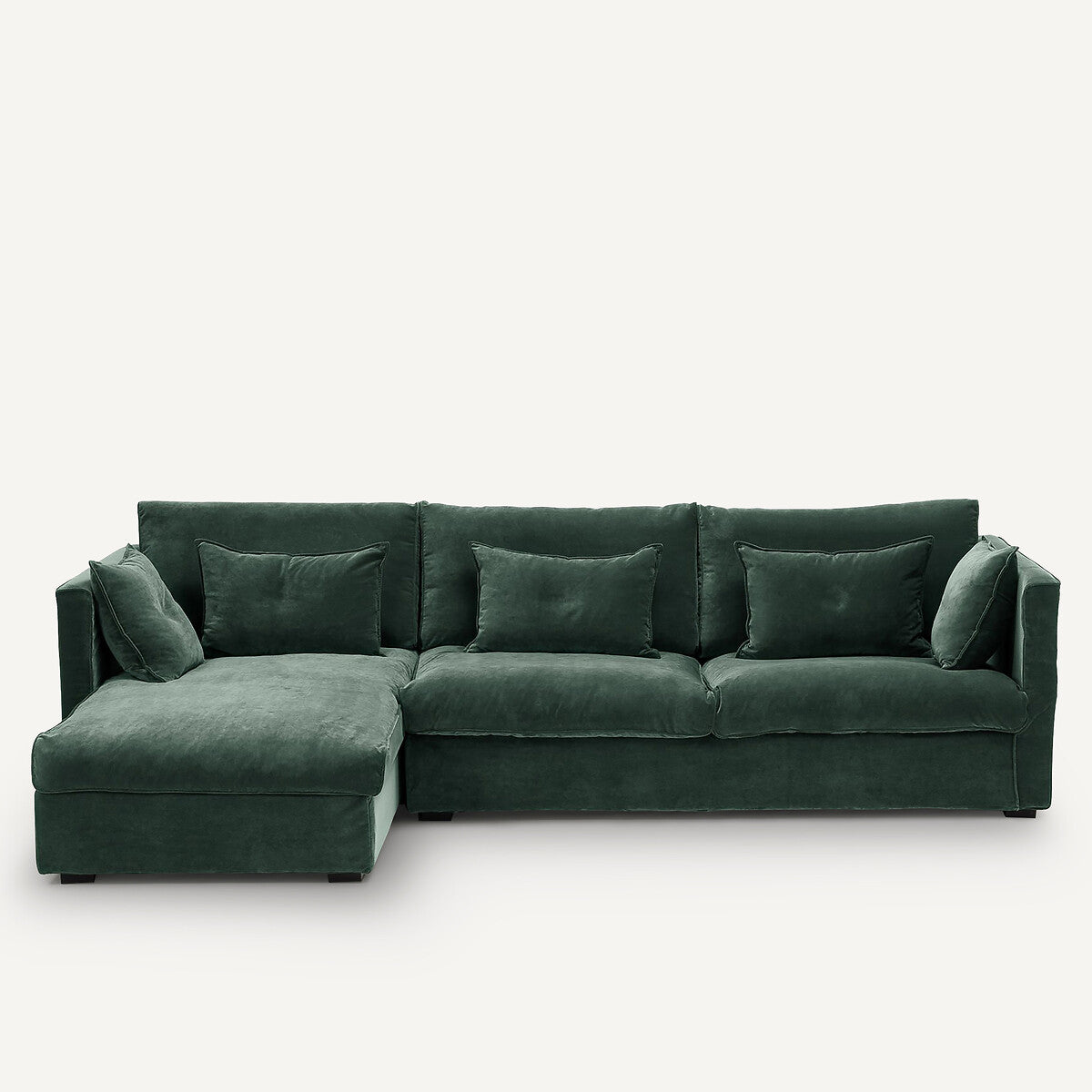 Sofa seccional Verde cedro - VELARYON