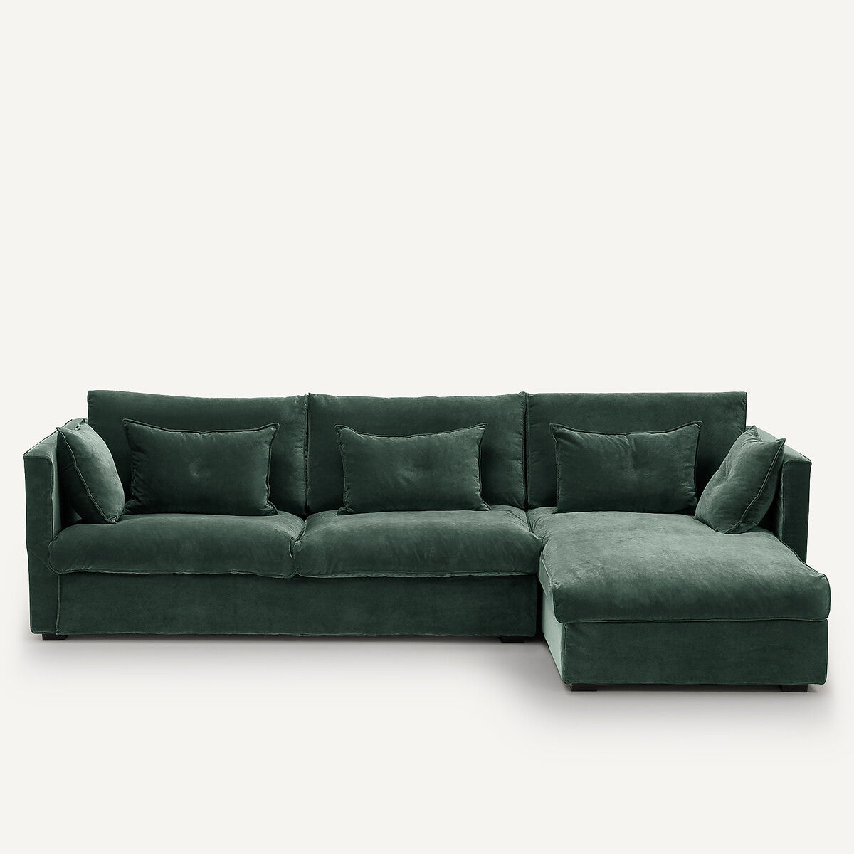Sofa seccional Verde cedro - VELARYON