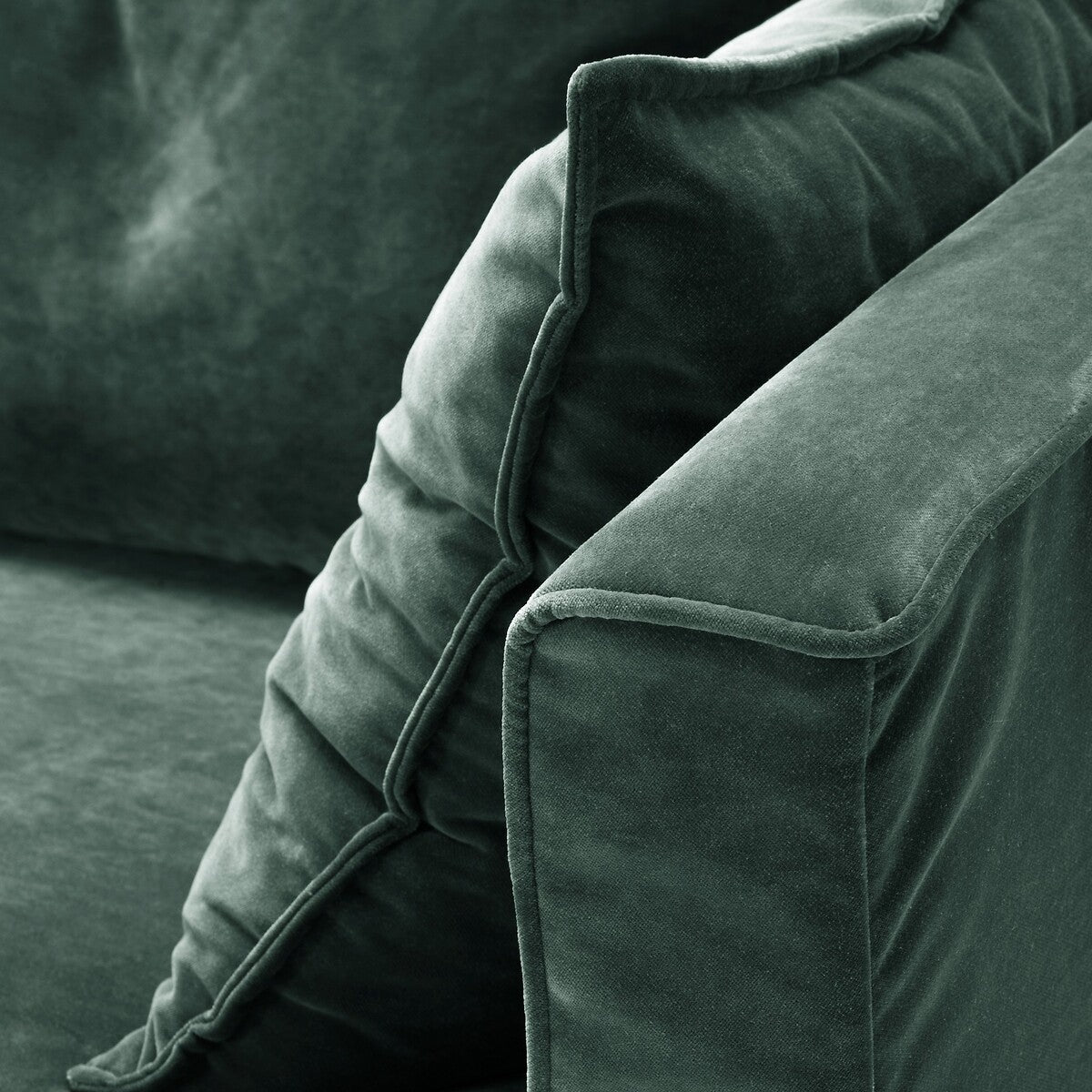 Sofa seccional Verde cedro - VELARYON