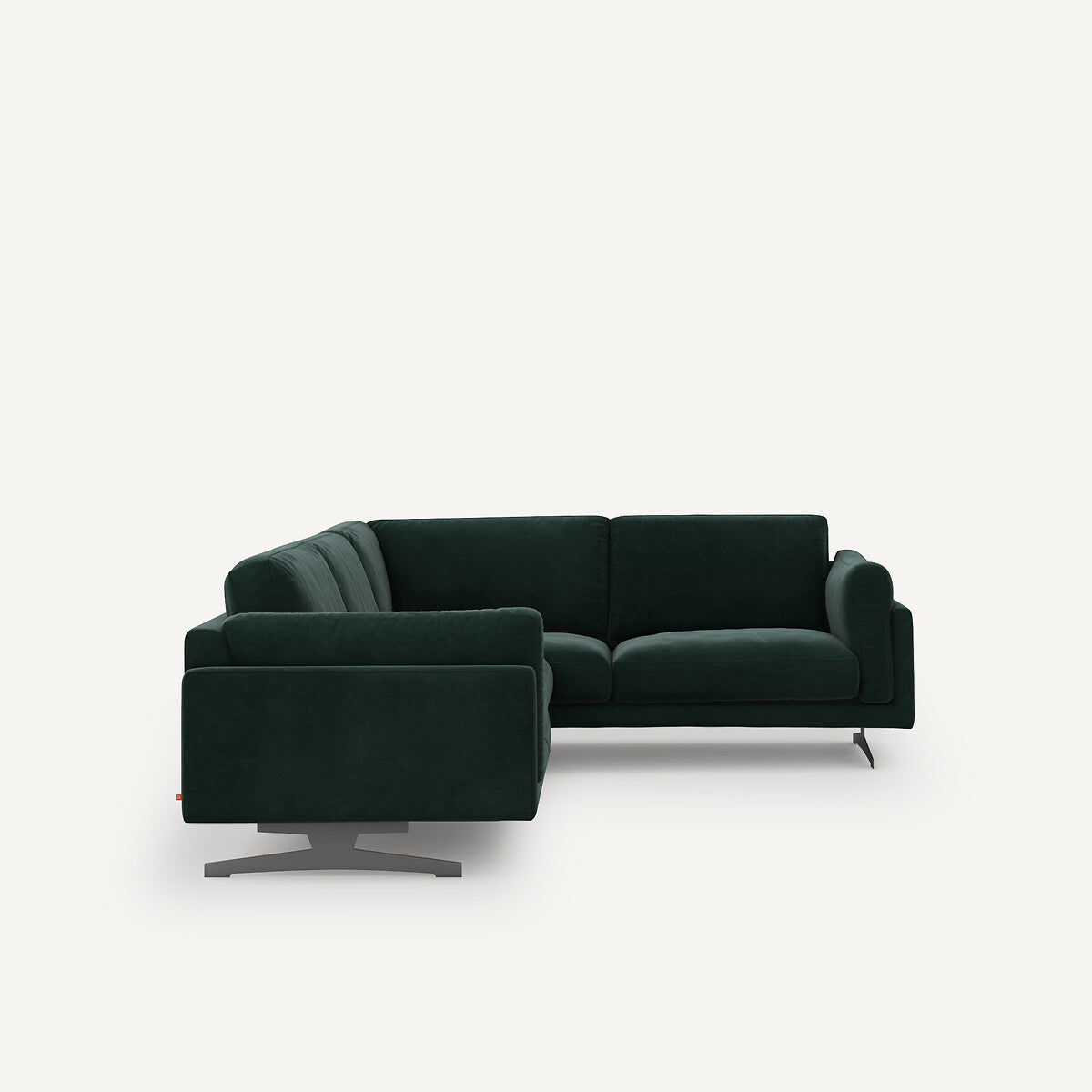 Sofá seccional Verde zar - LYANNA