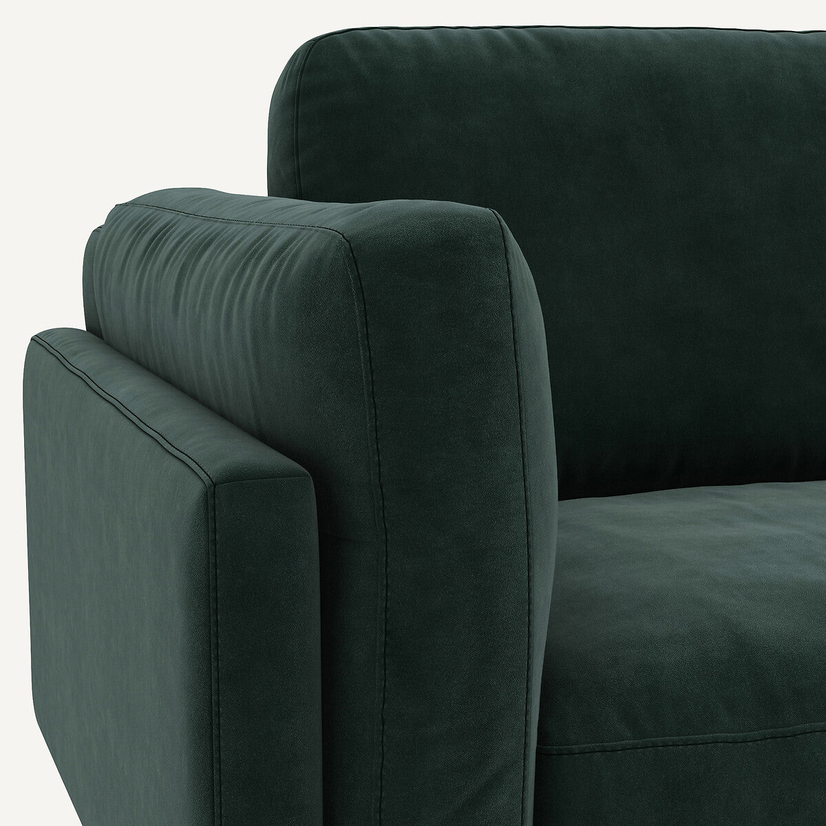 Sofá seccional Verde zar - LYANNA