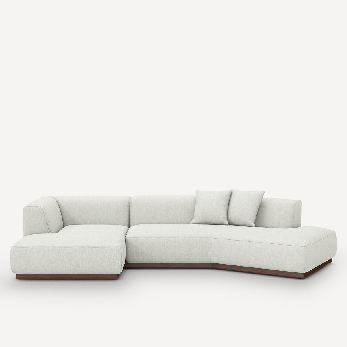 Sofa seccional abierto Blanco - ARCANA