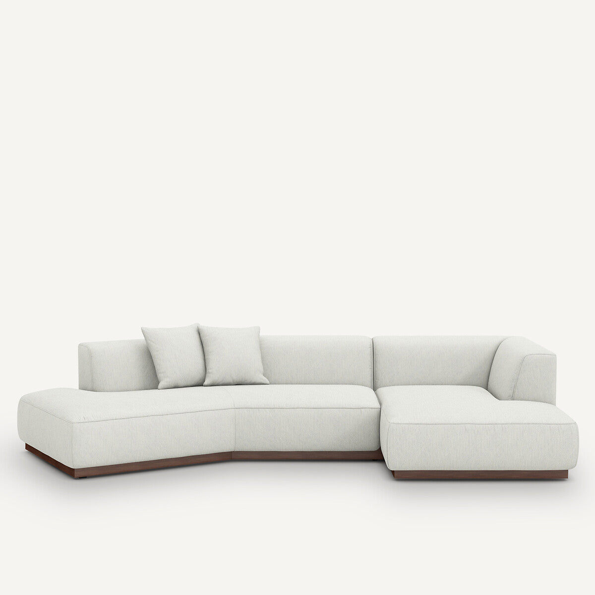 Sofa seccional abierto Blanco - ARCANA