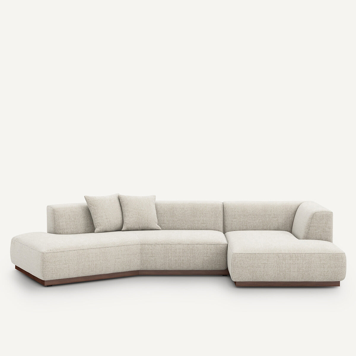 Sofa seccional abierto Natural - ARCANA