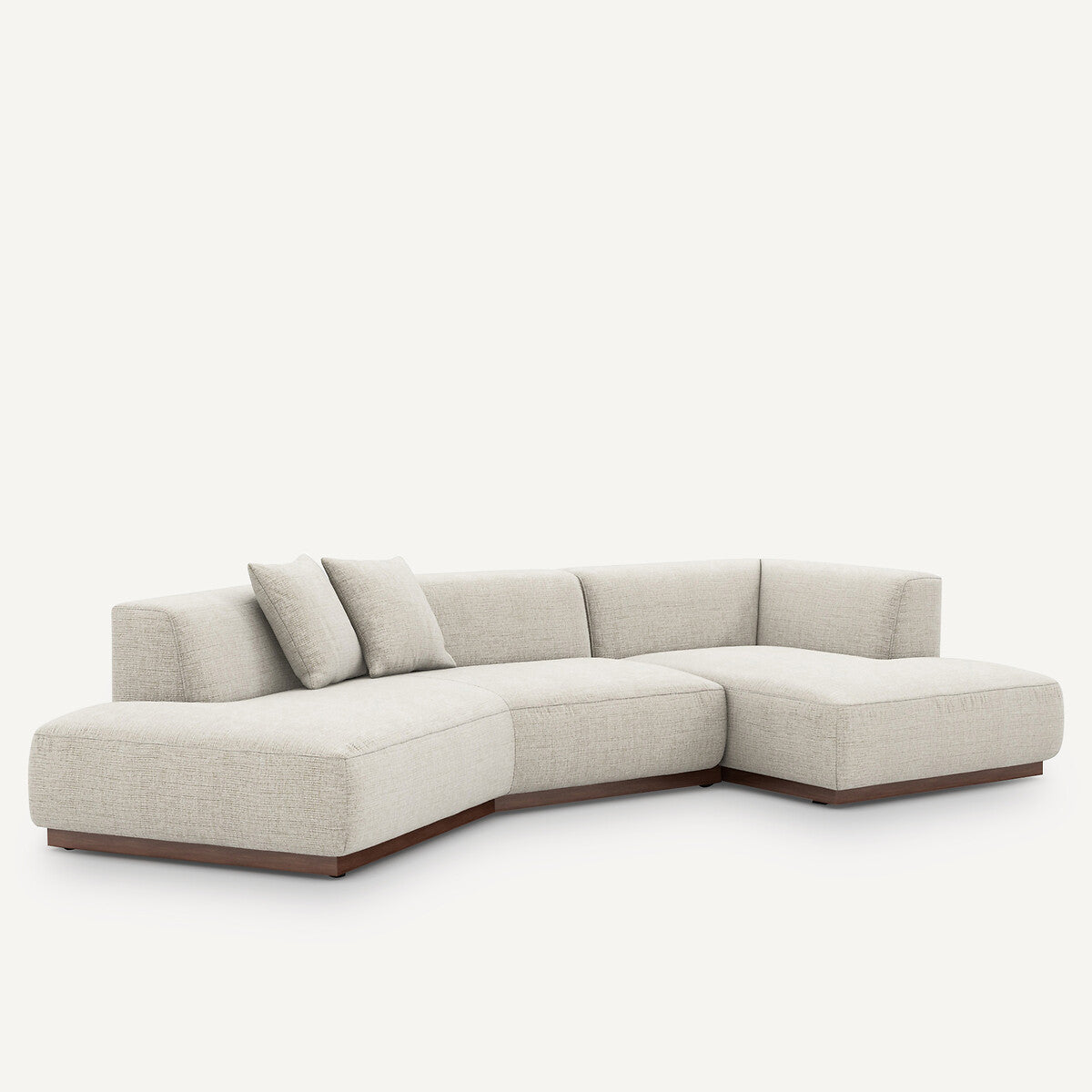 Sofa seccional abierto Natural - ARCANA