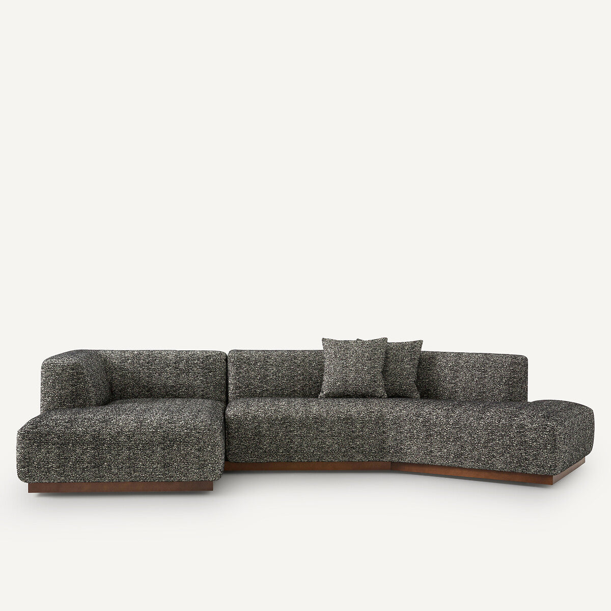 Sofa seccional abierto Negro - ARCANA