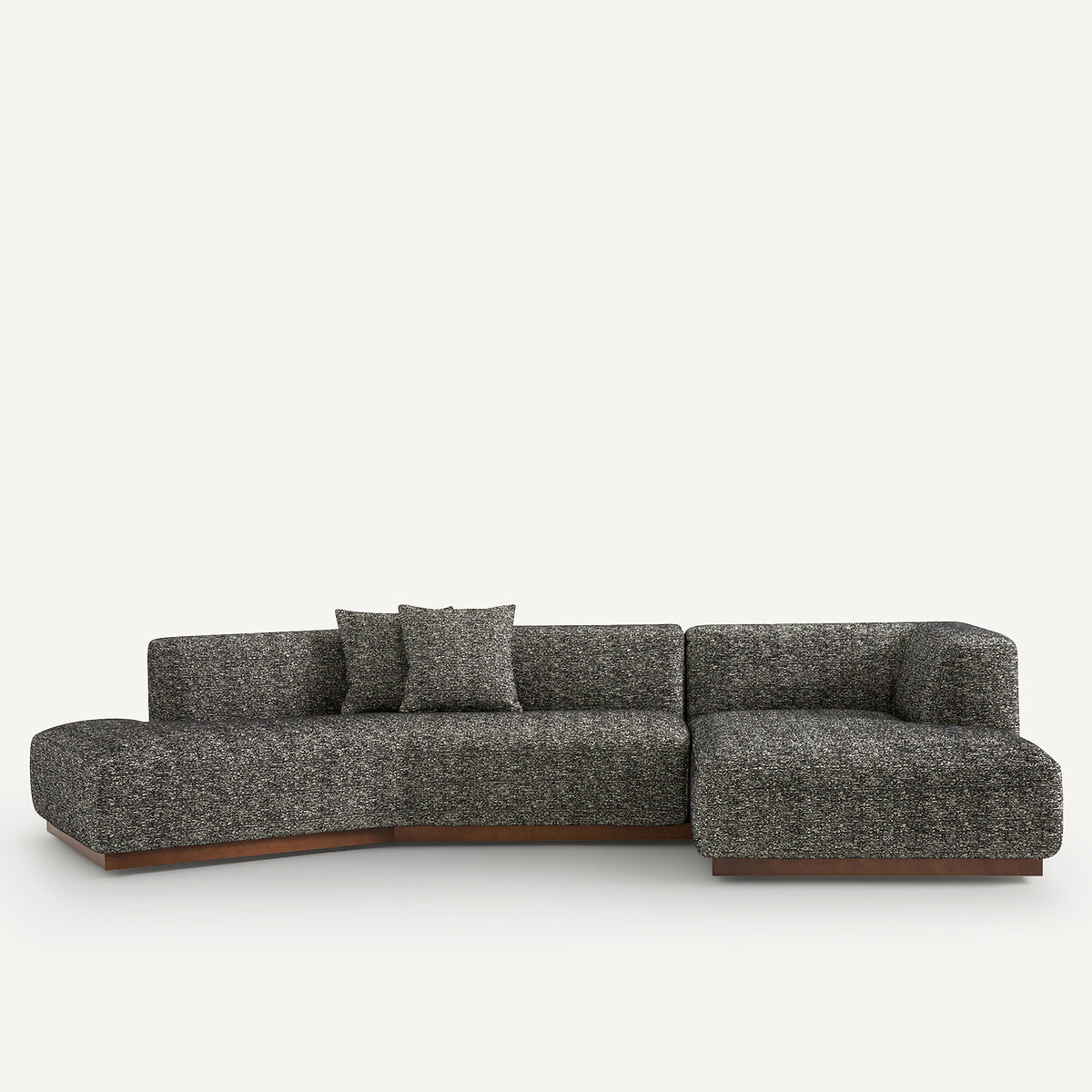 Sofa seccional abierto Negro - ARCANA