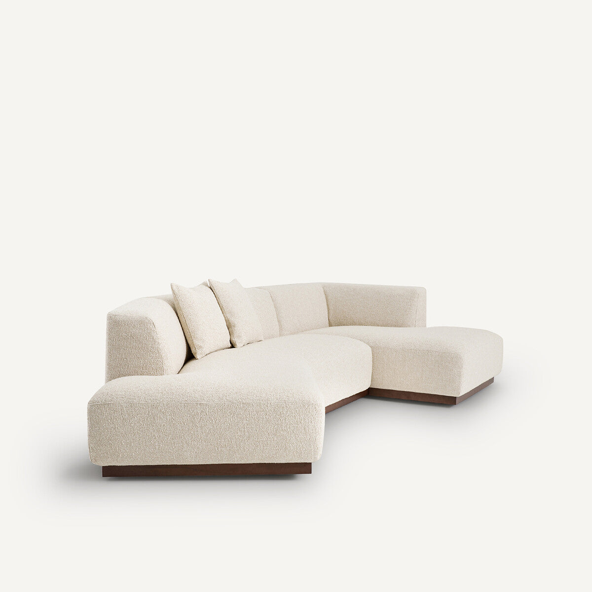 Sofa seccional abierto Tiza - ARCANA