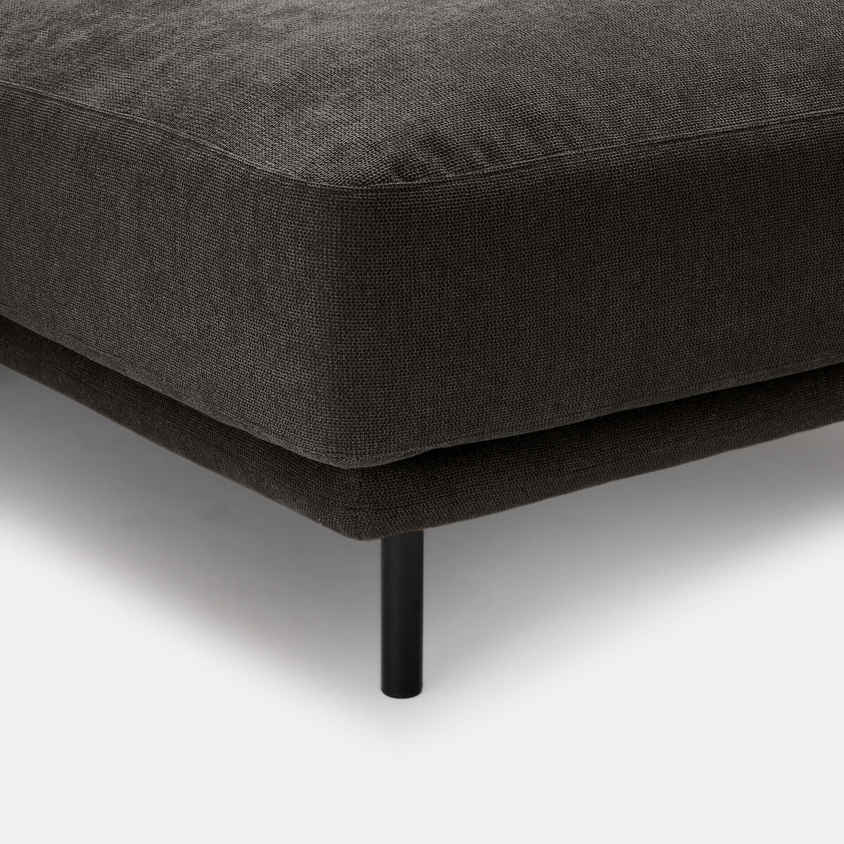 Sofa seccional antracita - TYRELL