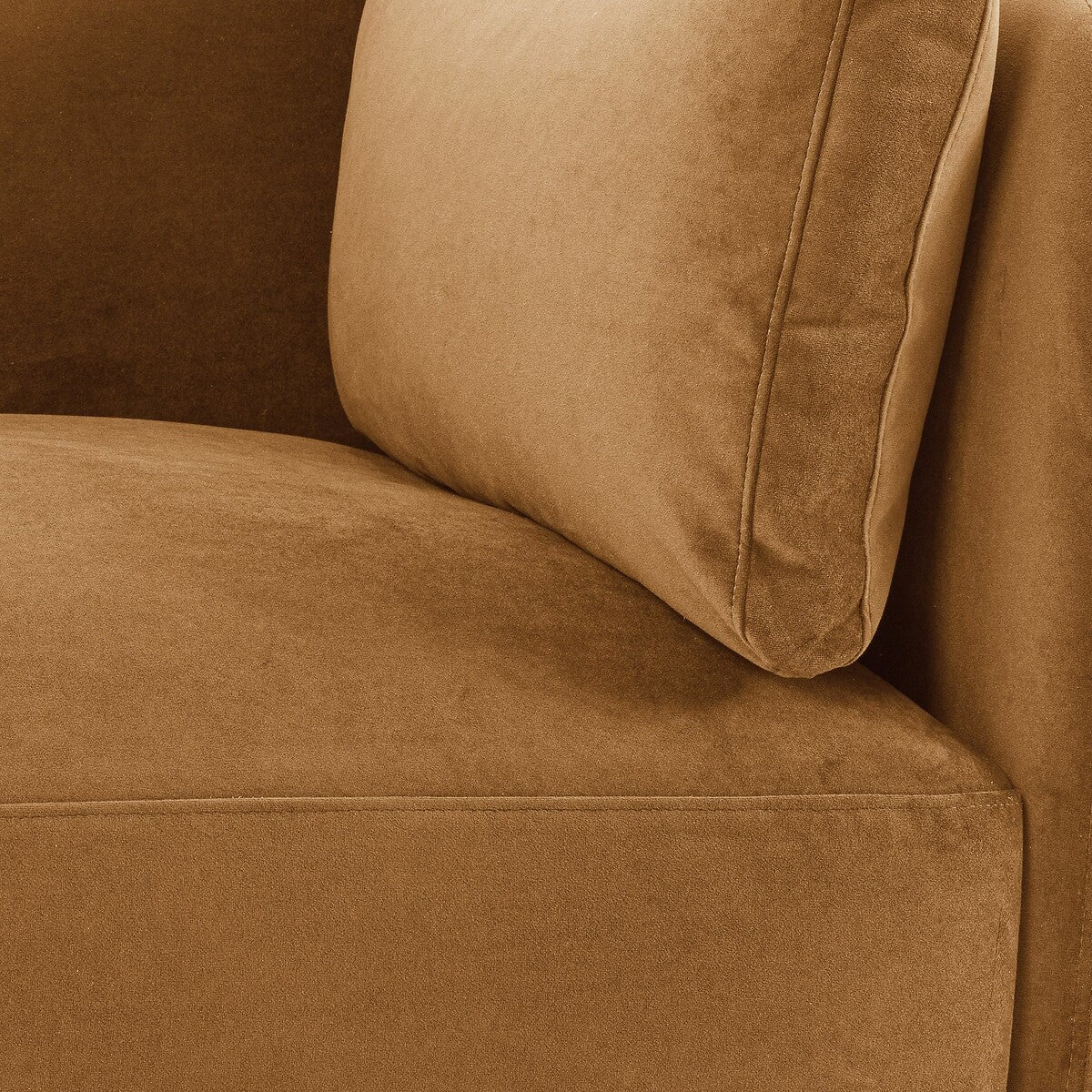 Sofa seccional canela - TYRELL