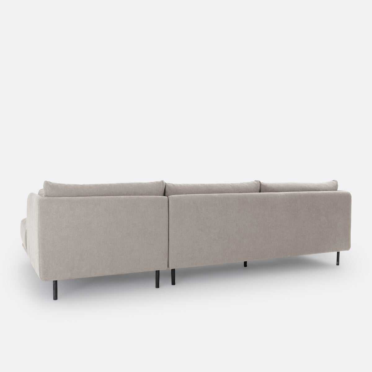 Sofa seccional gris claro - TYRELL