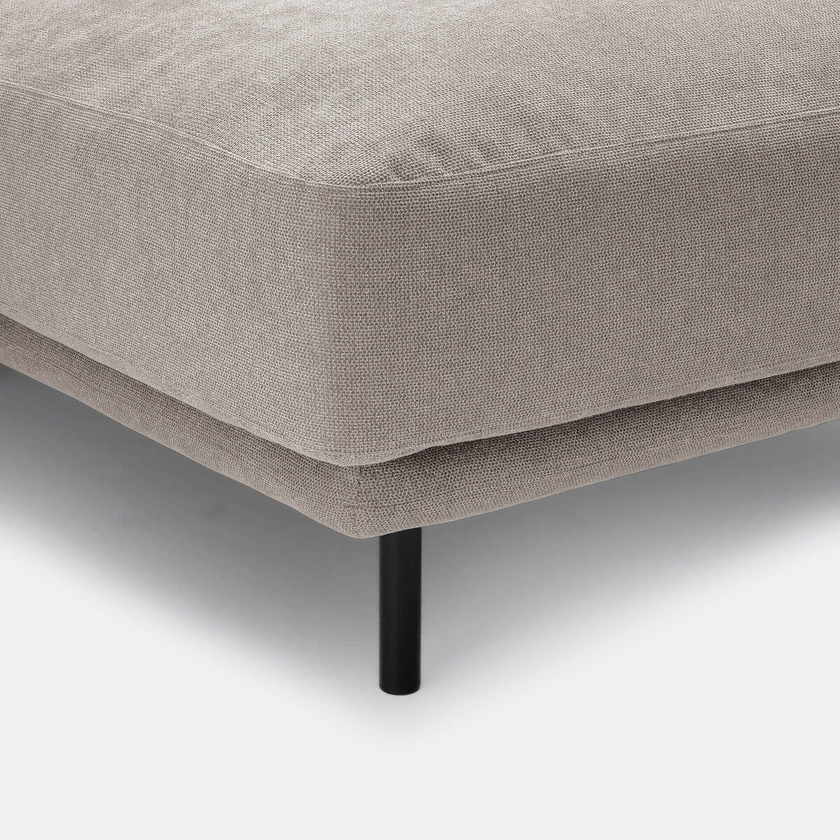 Sofa seccional gris claro - TYRELL