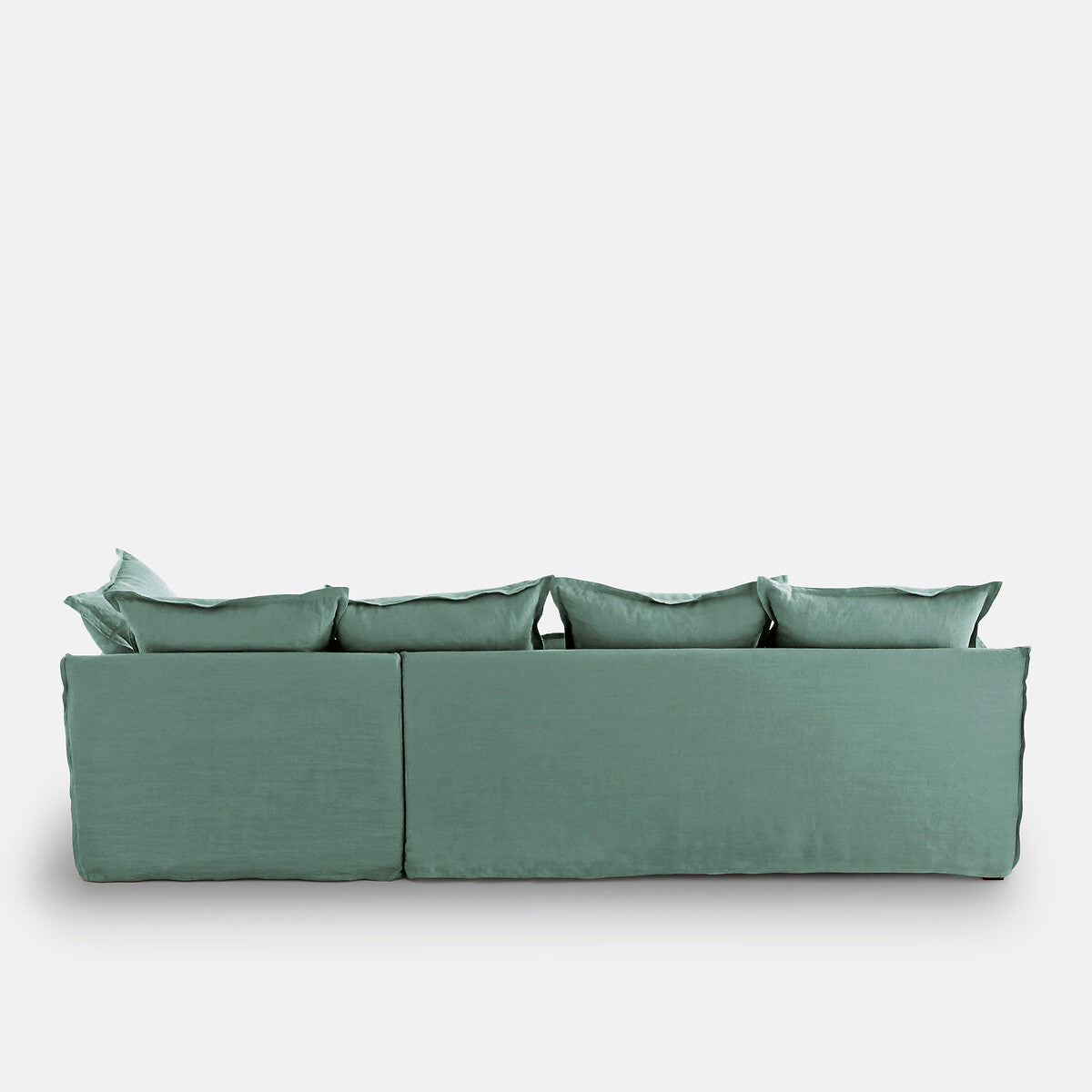 Sofá seccional verde salvia - GIARDINI