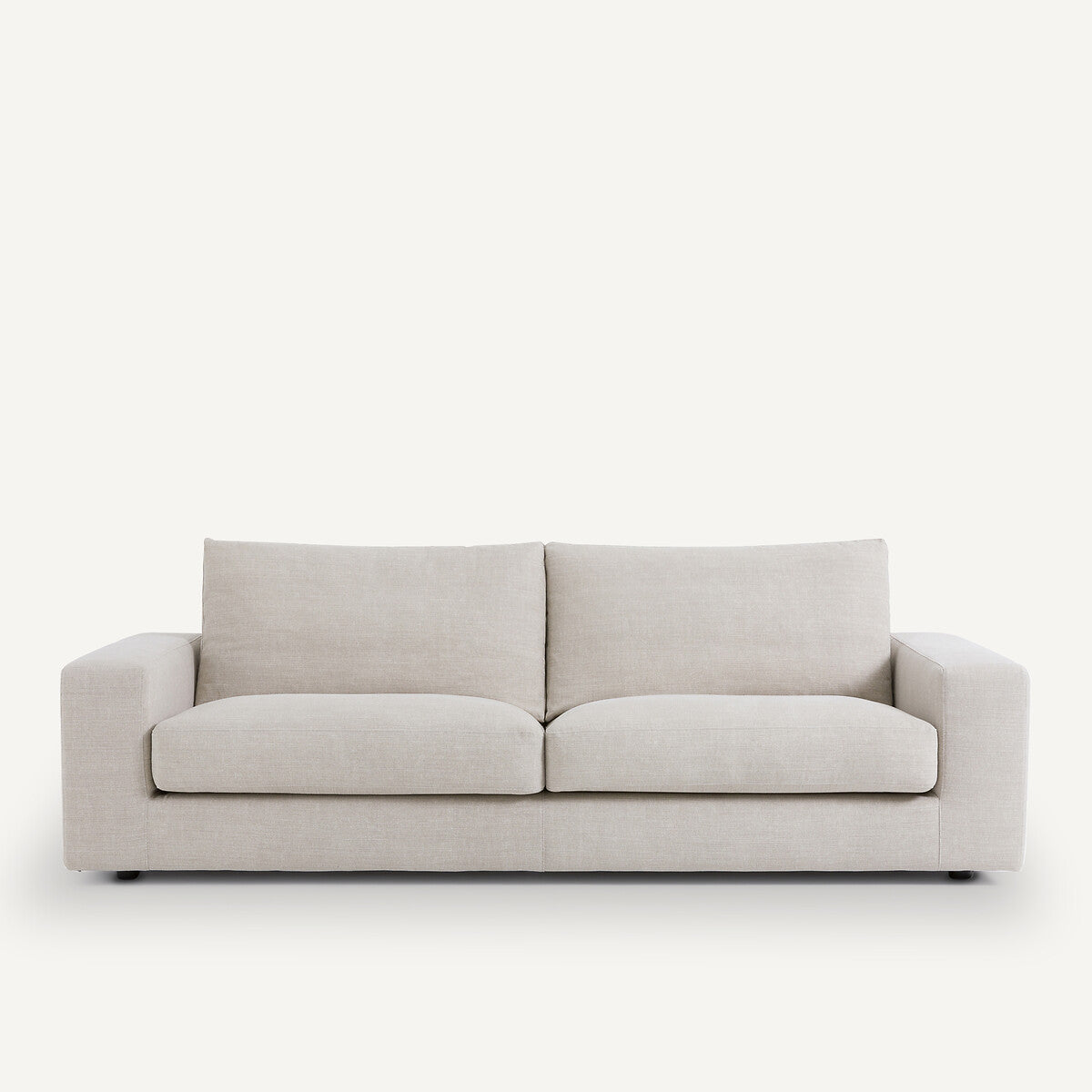 Sofá de terciopelo  Beige - BAELA