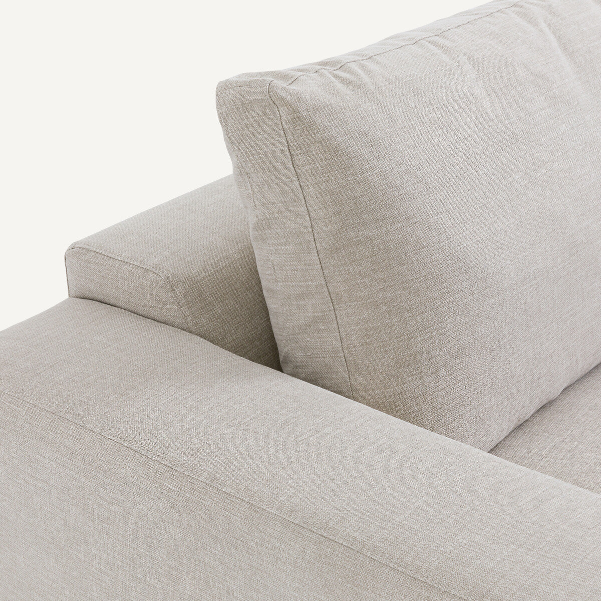 Sofá de terciopelo  Beige - BAELA