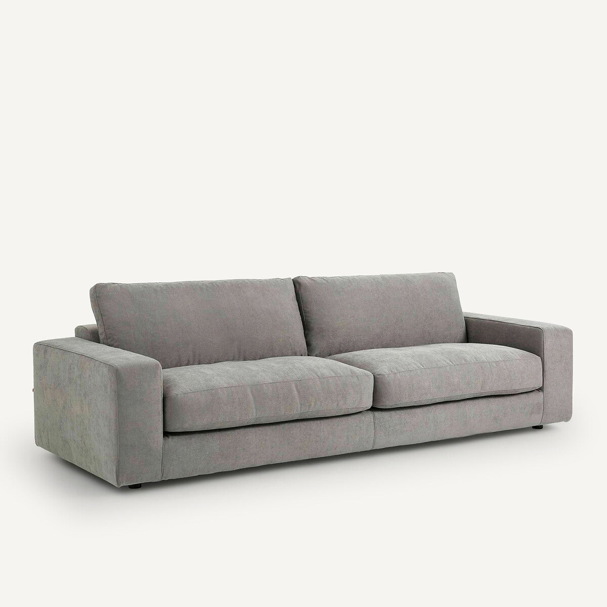 Sofá de terciopelo Gris claro - BAELA