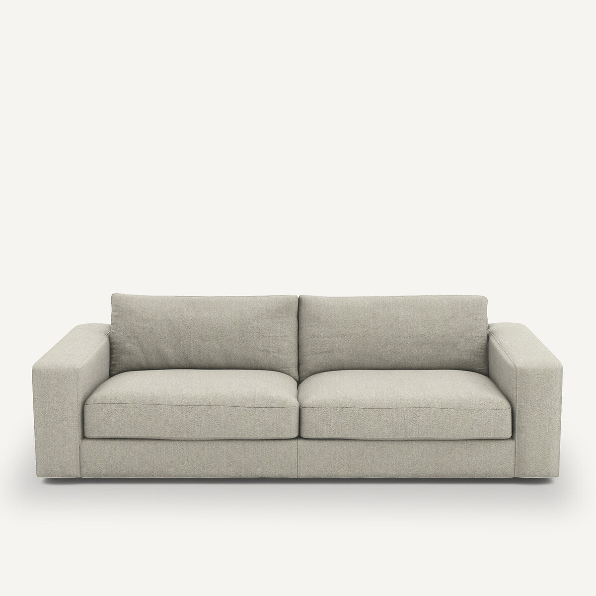 Sofá de terciopelo Marfil - BAELA