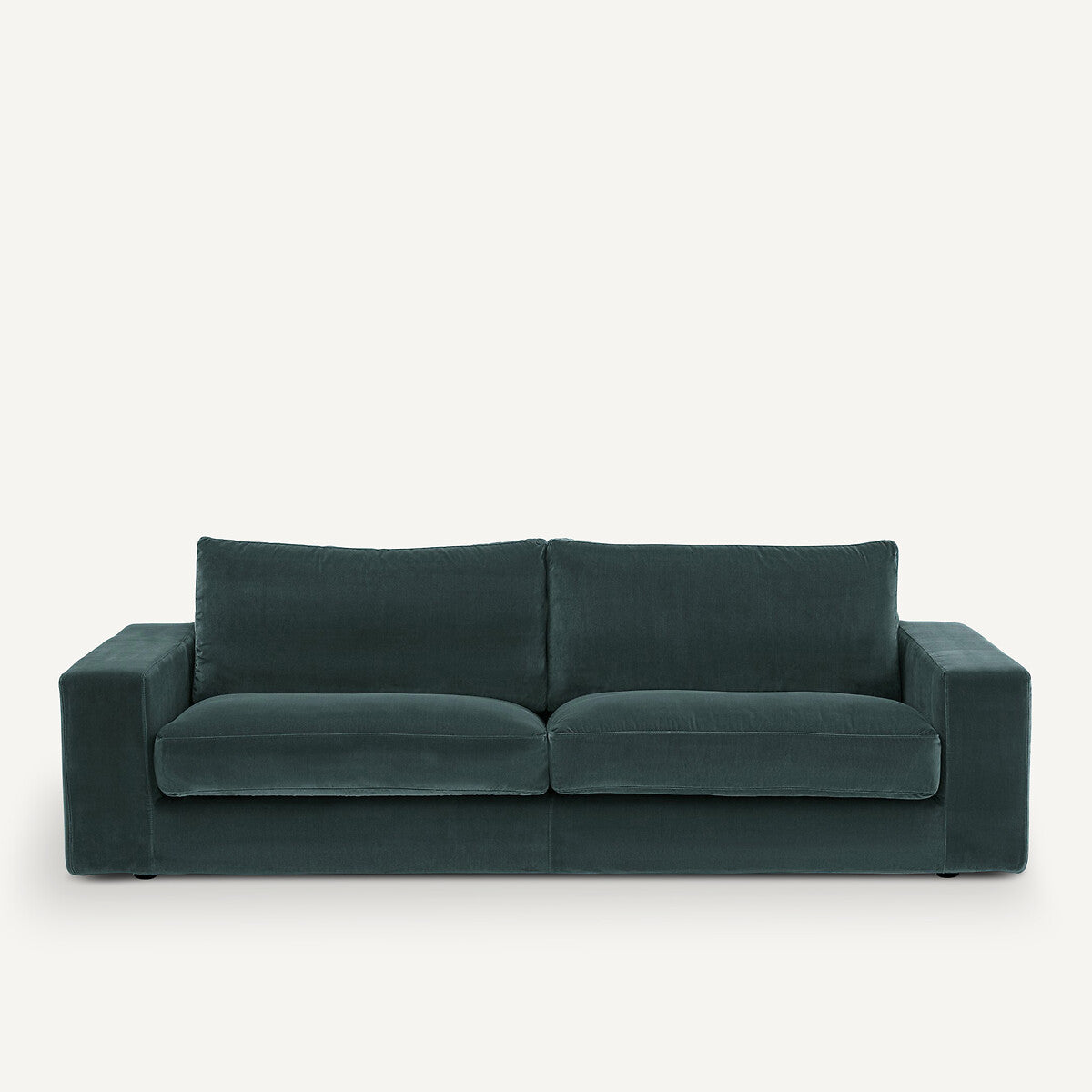 Sofá de terciopelo Verde cedro - BAELA