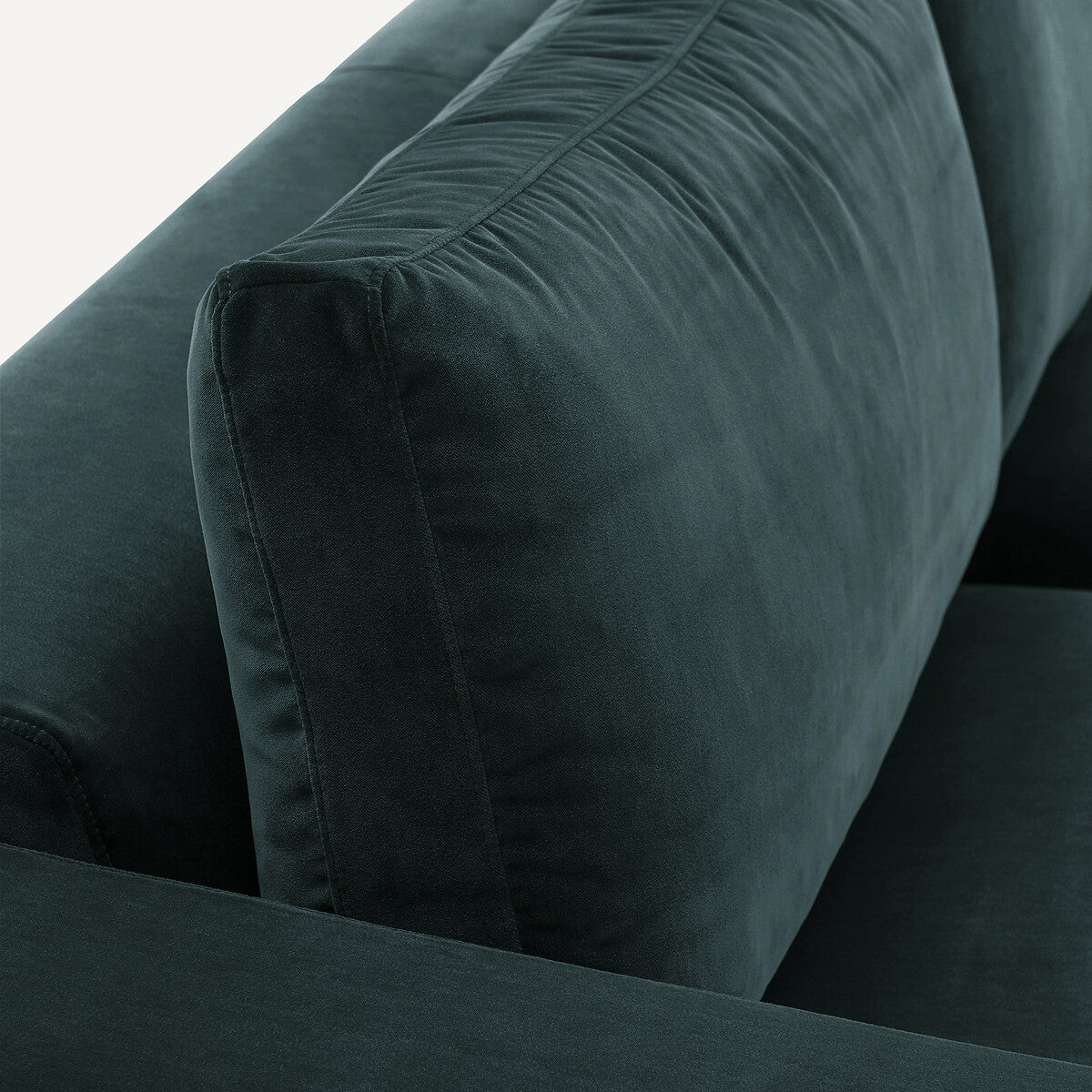 Sofá de terciopelo Verde cedro - BAELA