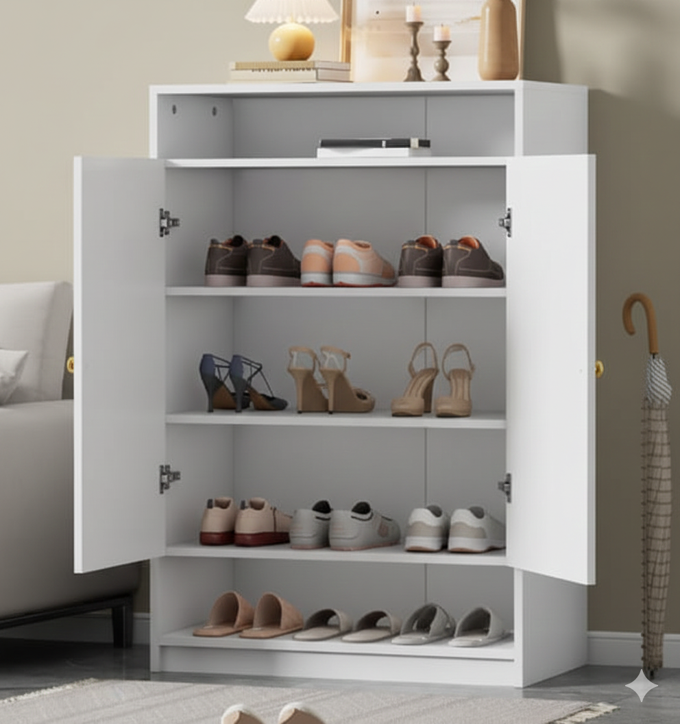 Zapatera moderna con 2 puertas - LEROY FAMUZE