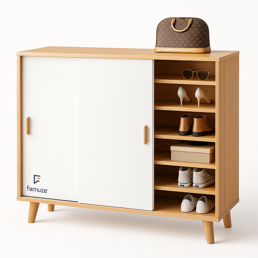 Zapatera con puertas corredizas - RIOJA