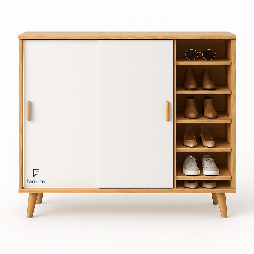 Zapatera con puertas corredizas - RIOJA