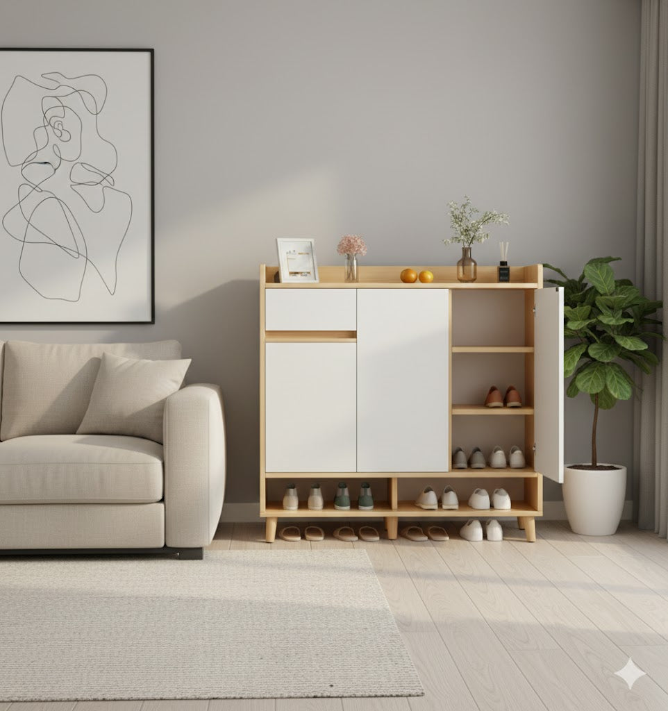 Zapatera estilo Nórdico 14 pares - LUNNA