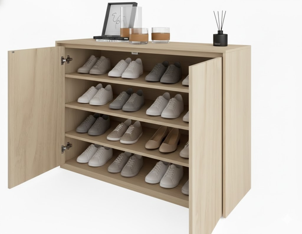 Zapatero Organizador Minimalista - WOOD