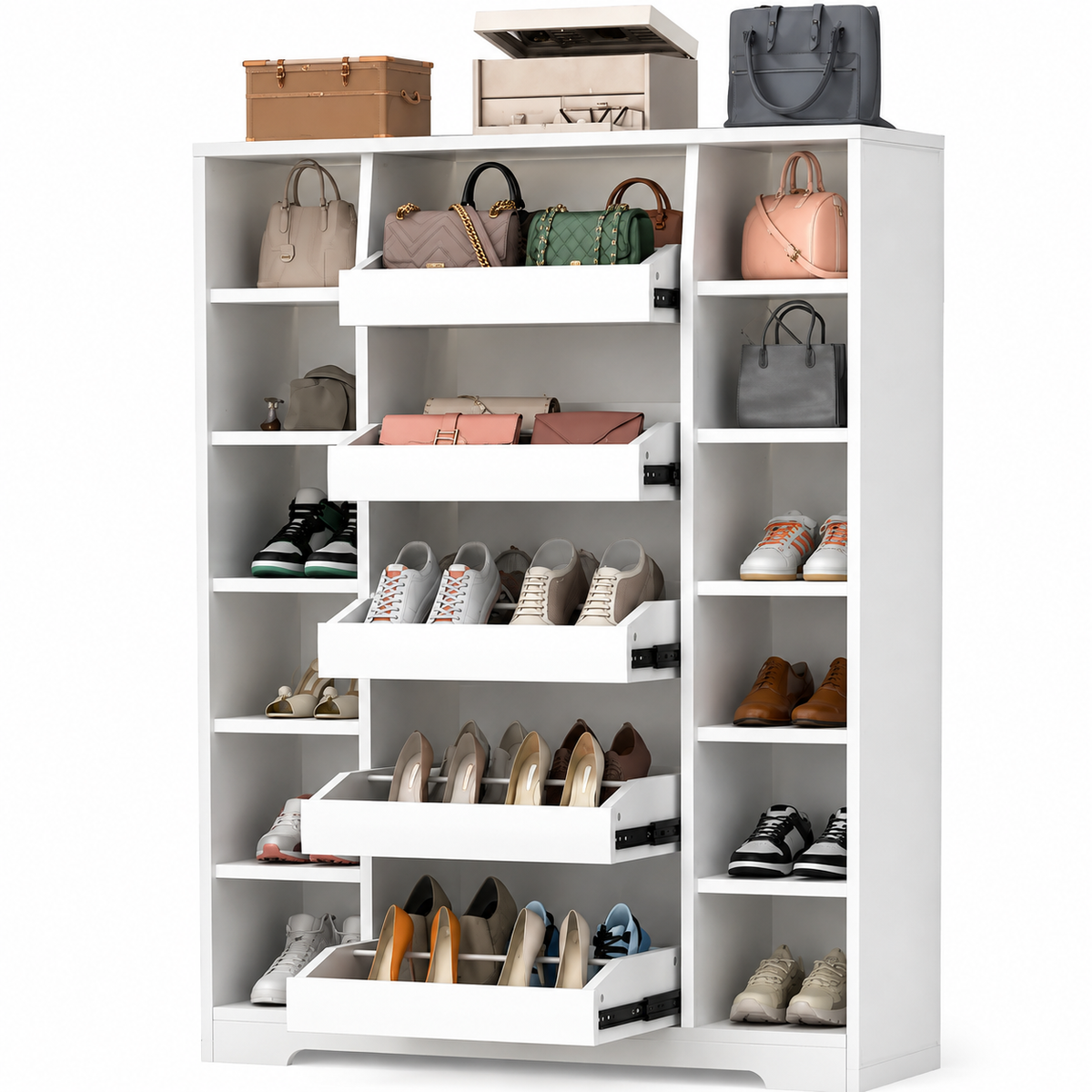 Zapatero Moderno Con Luces Led - BRAVIK FAMUZE