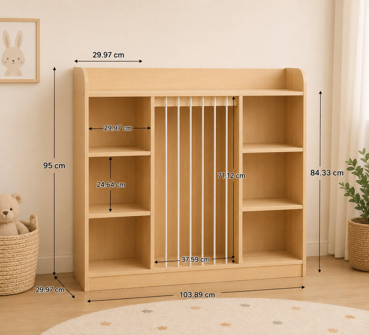 juguetero de melamina para bebe- PARIS - FAMUZE