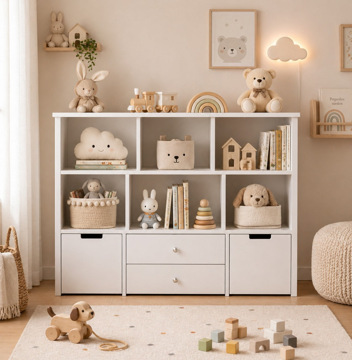 juguetero de melamina para bebe - PLAYNEST - FAMUZE