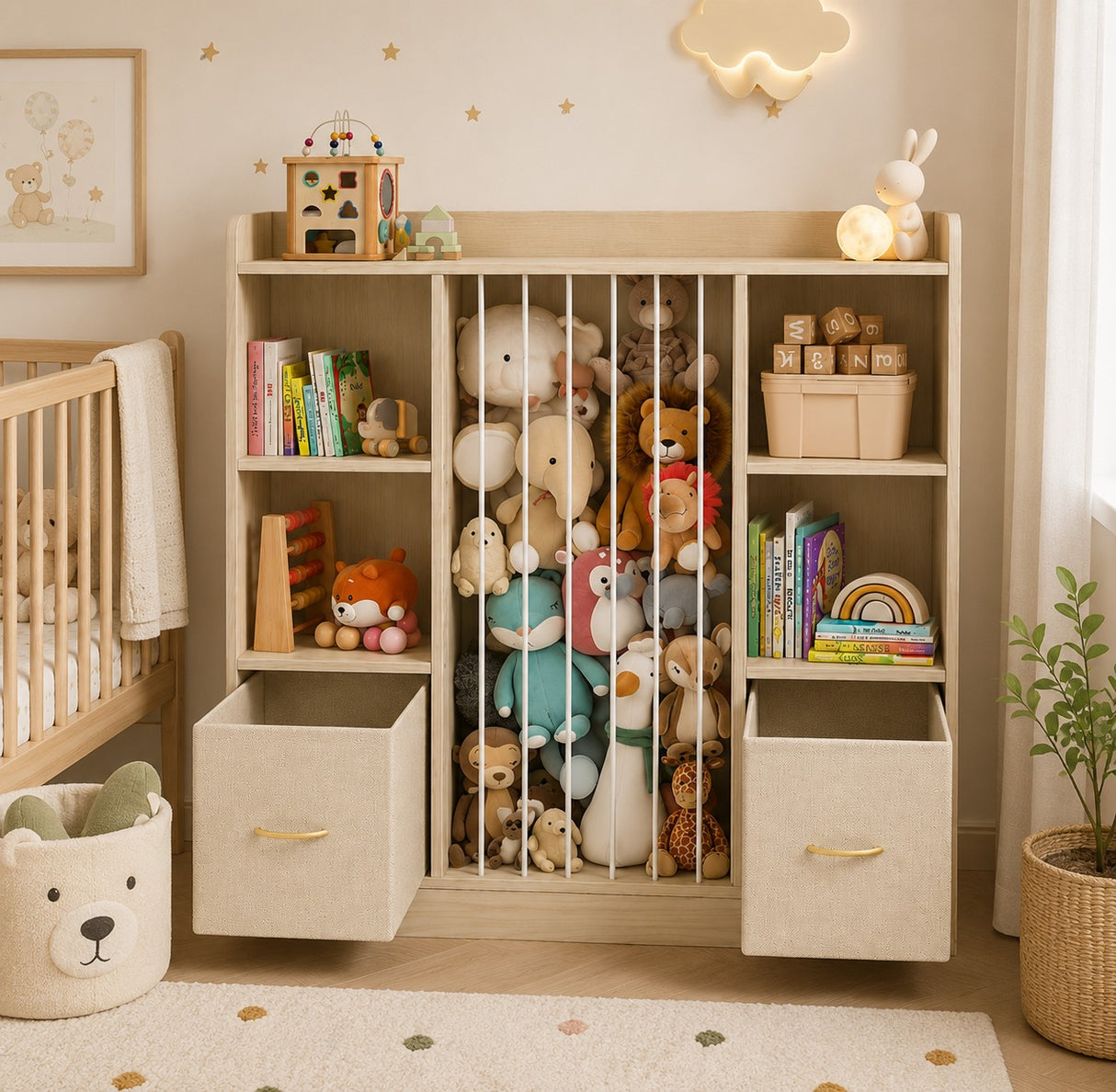juguetero de melamina para bebe - QUEEN - FAMUZE