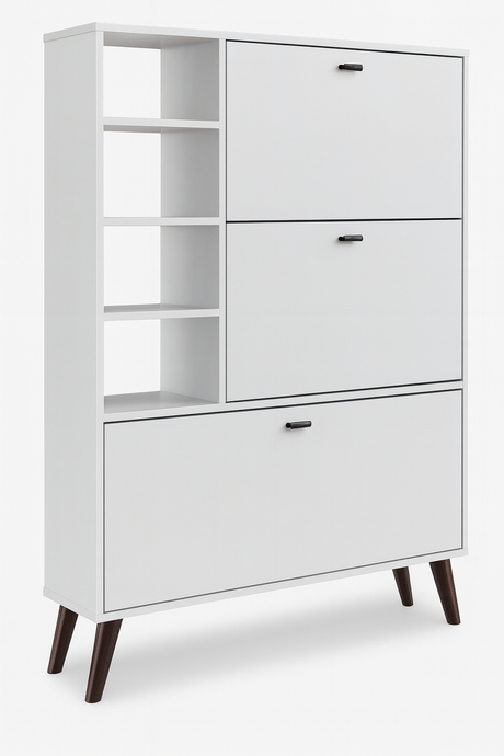 Zapatero moderna con repisas decorativas  - SELE FAMUZE