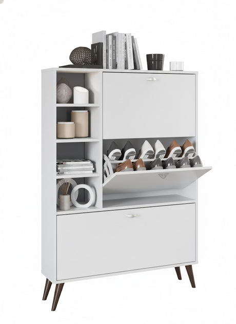 Zapatero moderna con repisas decorativas  - SELE FAMUZE