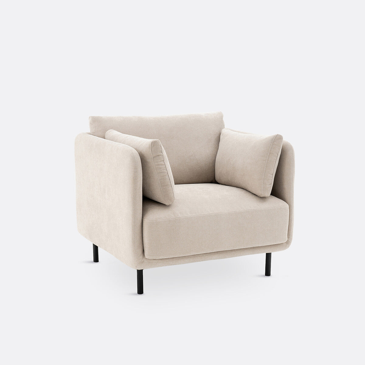 Butaca Beige grisaceo- TYRELL 
